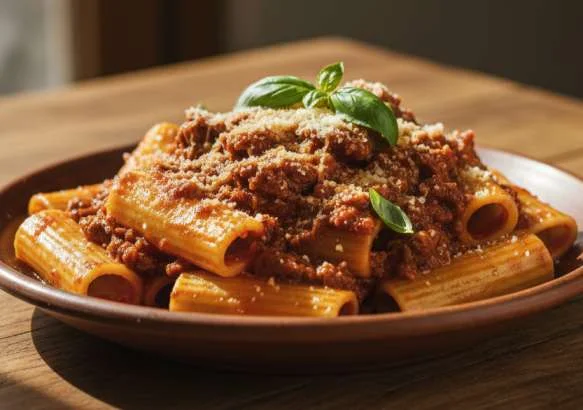 Paccheri al Ragù: Das 3-Stunden-Ragù, das sich von selbst kocht und nach Italien schmeckt