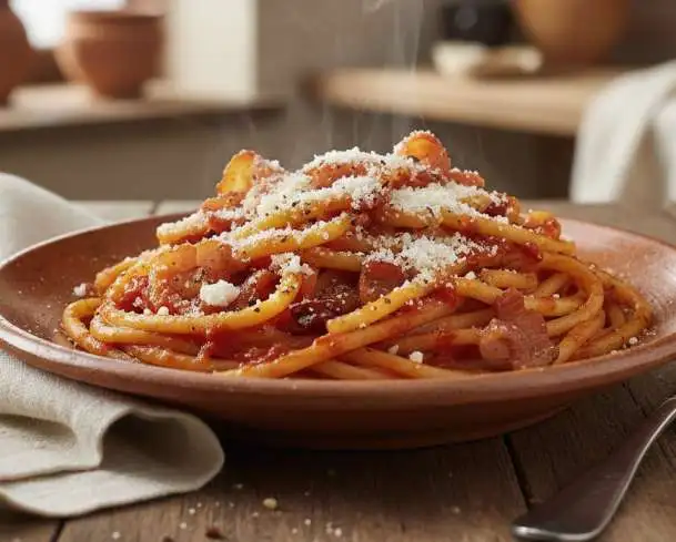 Pasta all’Amatriciana: Das originale römische Rezept (mit dem einen Unterschied, der alles ausmacht)