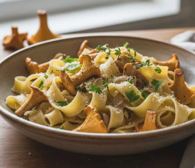 Pasta mit Pfifferlingen – Ein Herbstgedicht auf dem Teller