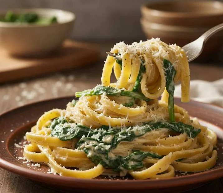 Pasta mit Spinat – Cremiger Traum in Grün