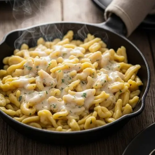 Spätzle mit Rahmsoße – Einfaches & Cremiges Rezept wie bei Oma