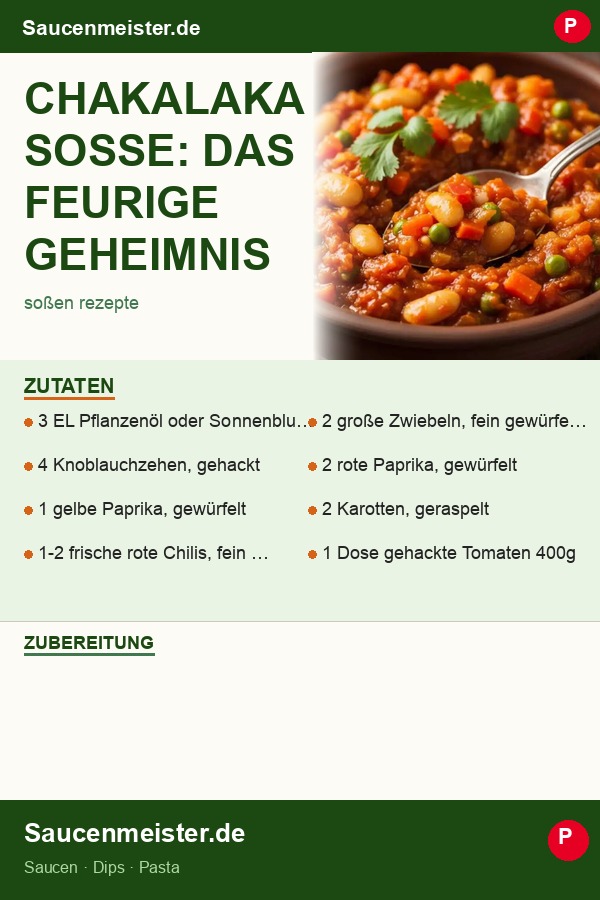 Pinterest Pin: Chakalaka Soße: Das feurige Geheimnis der südafrikanischen Küche